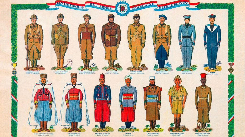 French army uniforms before WW2