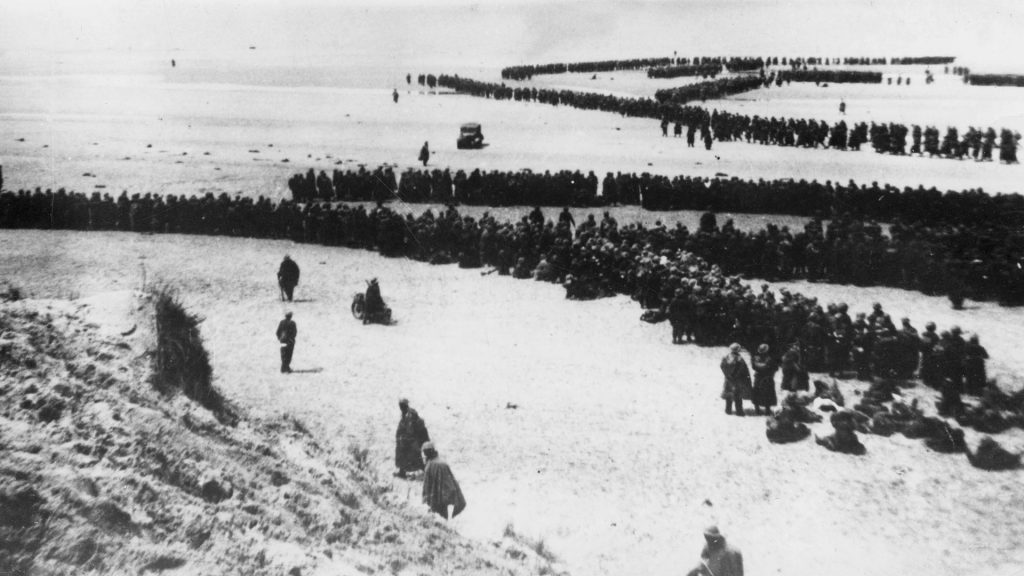 Military evacuation of Dunkirk during World War 2. May 26-June 4, 1940.