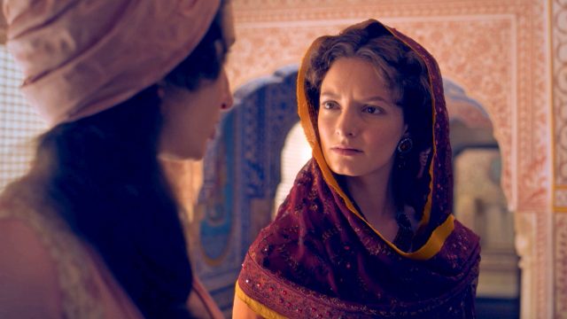 Dakota Blue Richards and Bessie Carter in Beecham House Episode 4