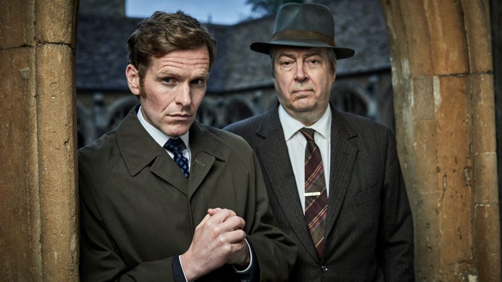 Shaun Evans and Roger Allam in Endeavour Season 7 on Masterpiece on PBS