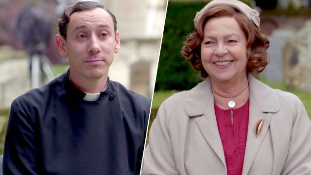 Grantchester Season 5 Al Weaver and Tessa Peake-Jones in Do You Know Your Co-Star?