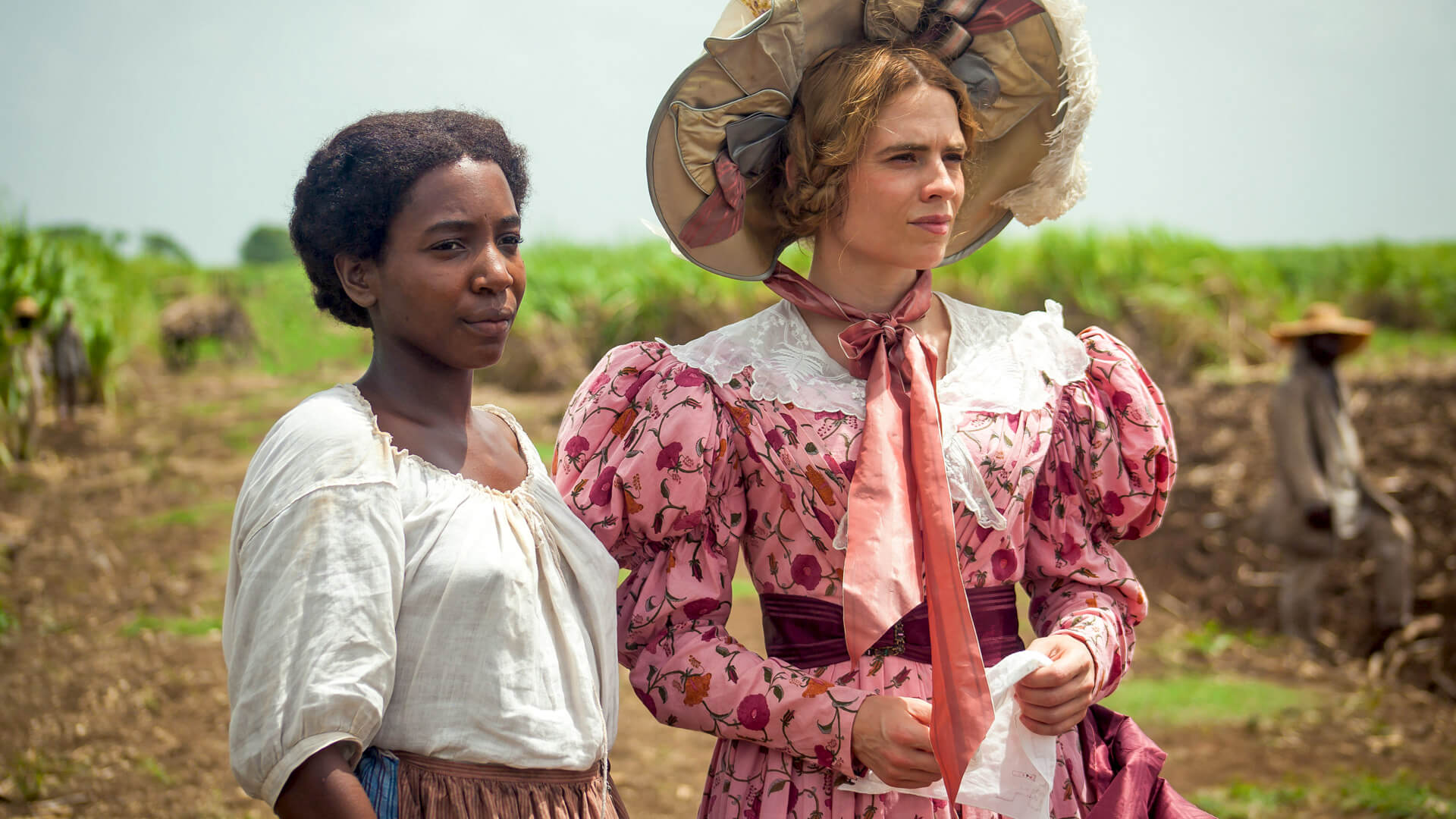 Tamara Lawrance and Hayley Atwell in The Long Song