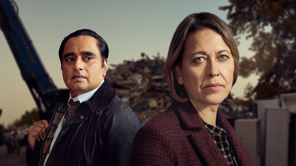 Nicola Walker and Sanjeev Bhaskar in Unforgotten Season 4