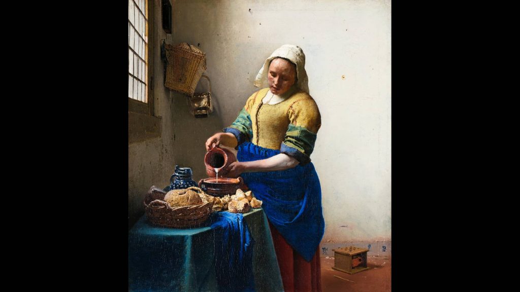 The Milkmaid, Johannes Vermeer