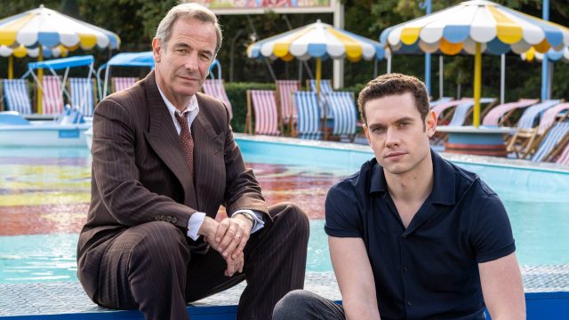 Robson Green and Tom Brittney in Grantchester Season 6