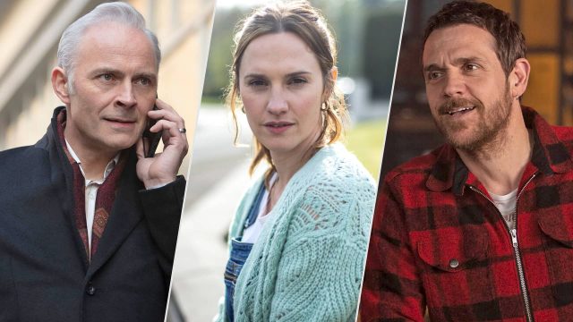 Mark Bonnar, Ruth Bradley and Jamie Sives in Guilt