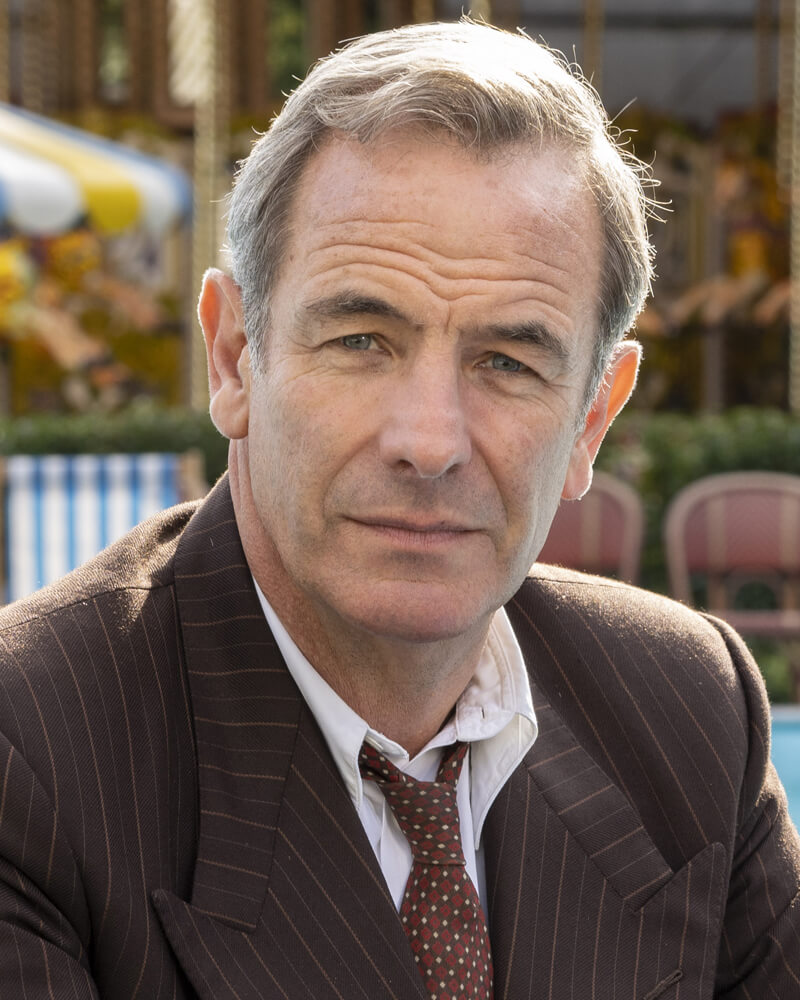 Actor Robson Green as Geordie Keating in the TV mystery series, Grantchester