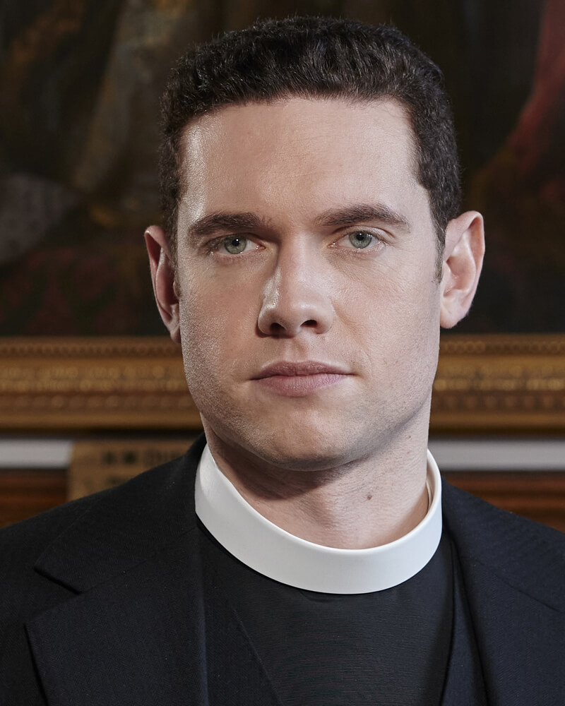 Actor Tom Brittney as Will Davenport in the TV mystery series, Grantchester.