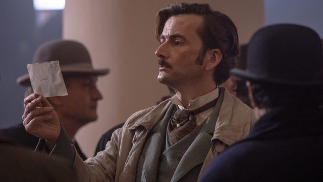 Actor David Tennant as Phileas Fogg in Around the World in 80 Days on MASTERPIECE PBS