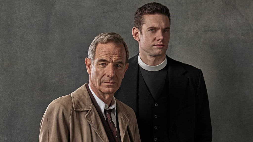 Robson Green and Tom Brittney in Season 7 of Grantchester