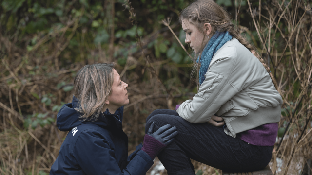 Actors Nicola Walker and Silvie Furneaux in a scene from Annika on MASTERPIECE on PBS.