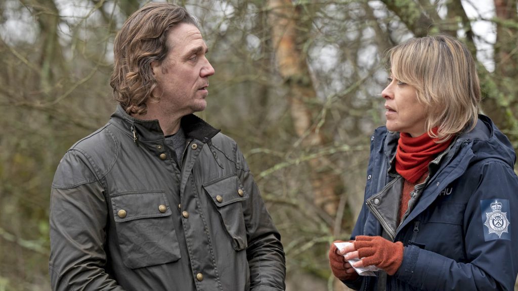 Actors Jamie Sives and Nicola Walker in the crime series Annika on MASTERPIECE on PBS.