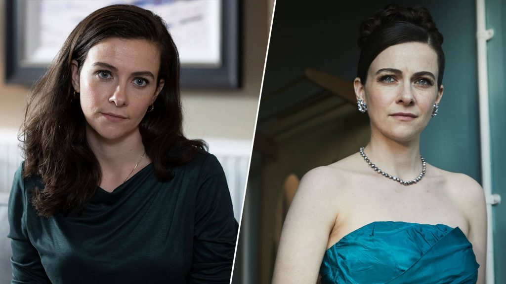 Sara Vickers in Guilt Season 2 and Endeavour Season 8