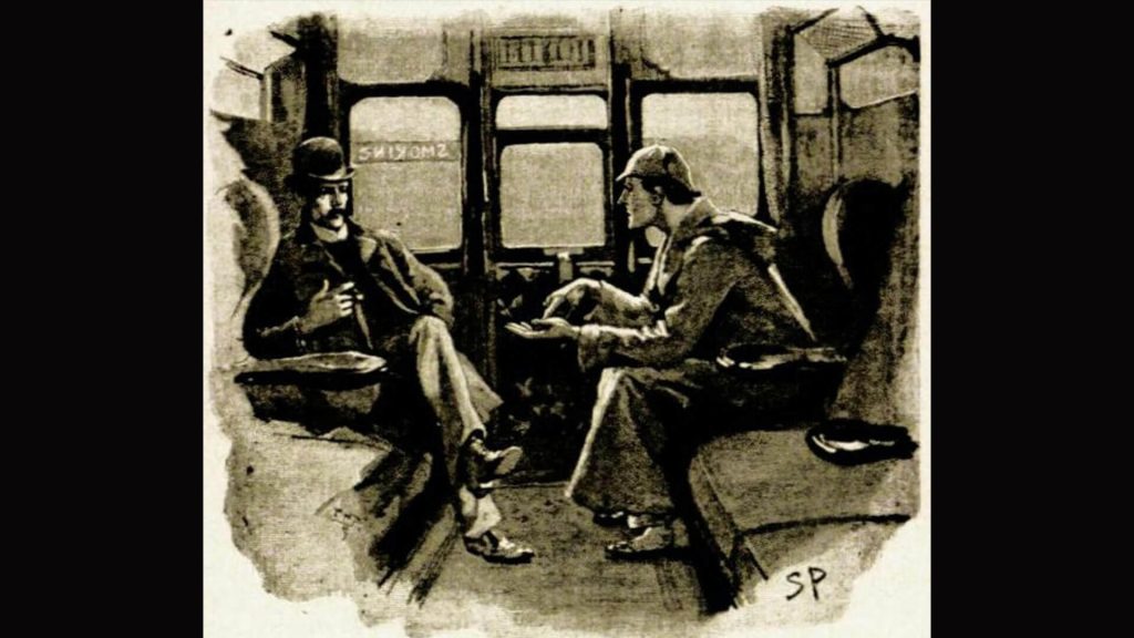 Illustration crop from The Adventure of Sherlock Holmes