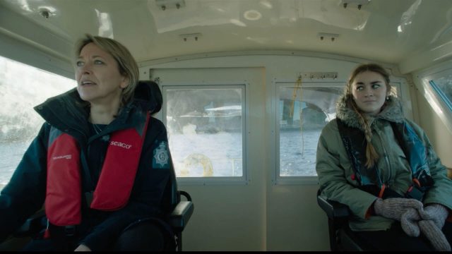 Actors Nicola Walker and Silvie Furneaux in a scene from Annika on MASTERPIECE on PBS