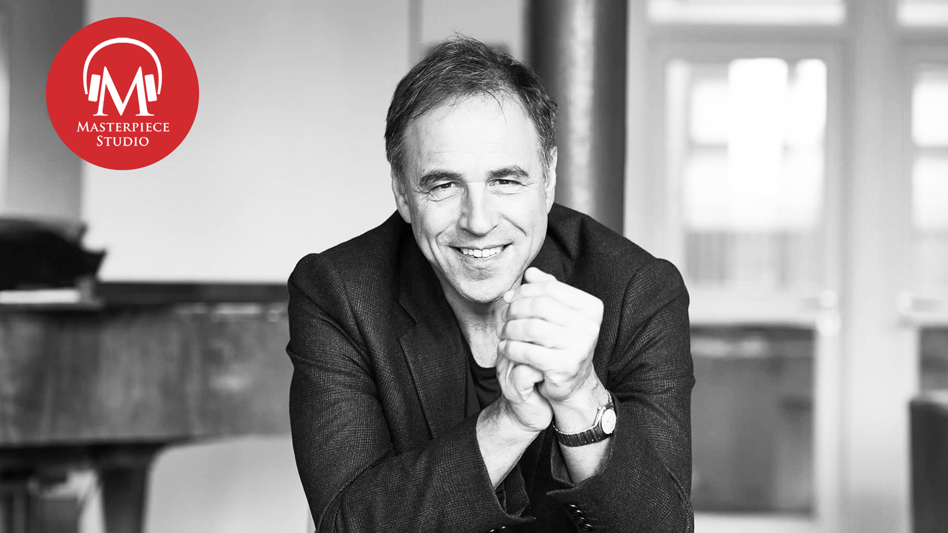 A photo of author and screenwriter Anthony Horowitz, photo credit Jack Lawson.