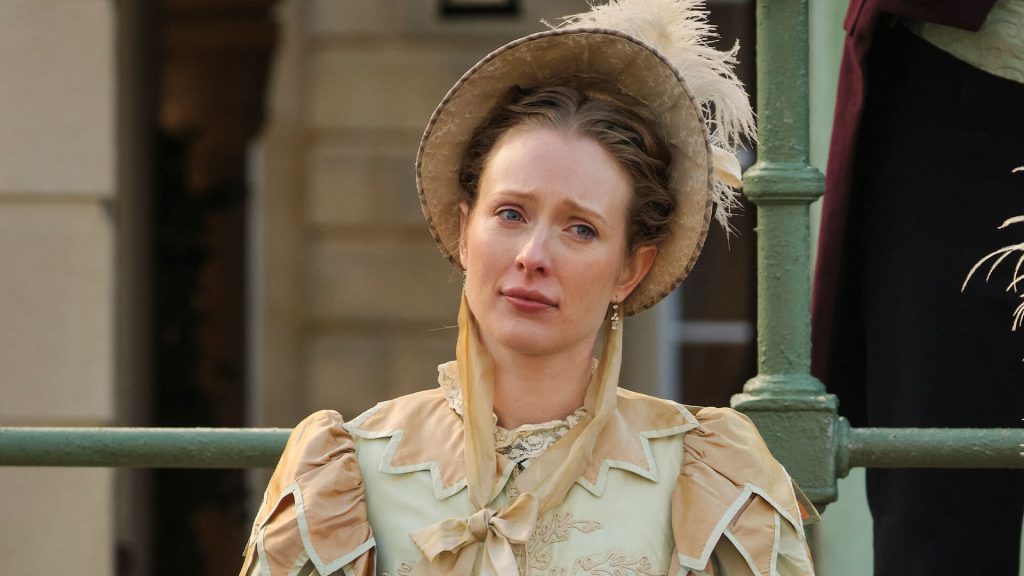 Actor Alice Orr-Ewing as Lydia Montrose in Season 3 of Sanditon on MASTERPIECE on PBS