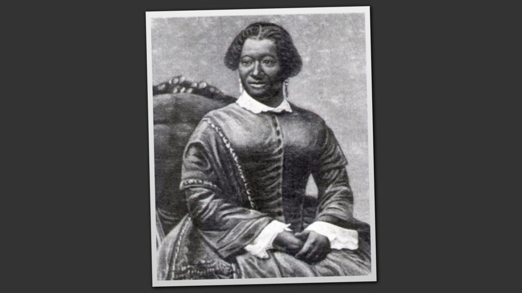 Image of Elizabeth Taylor Greenfield, an African American opera star of the 1850s.