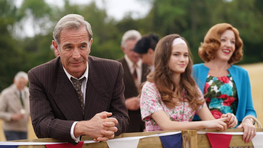 Robson Green as Geordie Keating in Grantchester Season 8