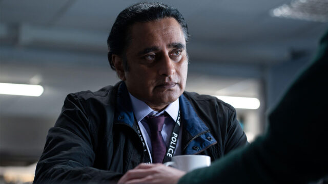 Actor Sanjeev Bhaskar as DI Sunny Khan in Unforgotten Season 5 on MASTERPIECE on PBS.