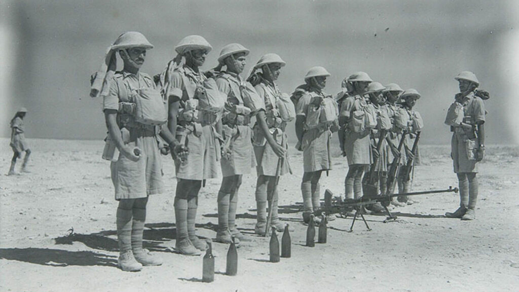 WW2 photo of Indian troops in North Africa, October 1940.