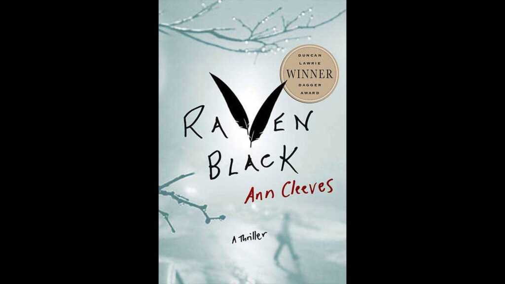 Cover of Ann Cleeves' novel, Raven Black