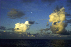 Pacific Ocean above Juan de Fuca Ridge