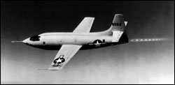 X-1 in flight