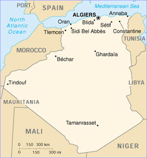 Algeria map