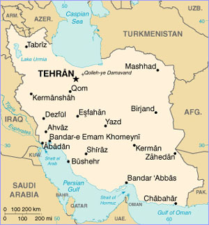 Iran map