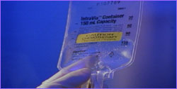 Chemotherapy IV bag