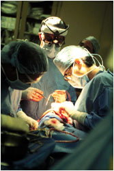 Dr. Ghajar operating