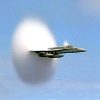 F-18 sonic boom