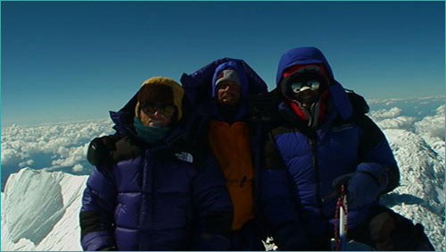 climbers at Denali's summit