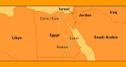 Map of Egypt