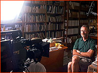 Interviewing Mike McPhaden in the Darwin Institute Library