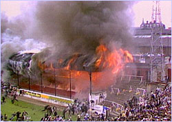 Soon after it began, the fire in the Bradford Football stadium transformed into an inferno that claimed the lives of 53 people.