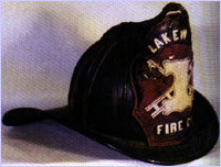 Old fire helmet