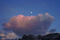 moon over ridge