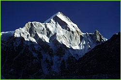 Photo of Everest in distance