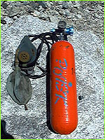 Oxygen set: bottle, regulator, hose, mask