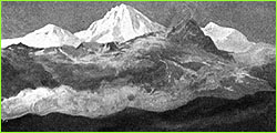 Everest Peak (etching)