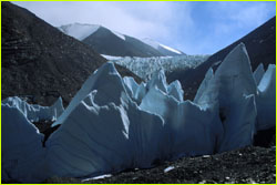 Ice pinnacles