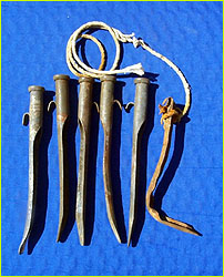 Bronze Tent Pegs