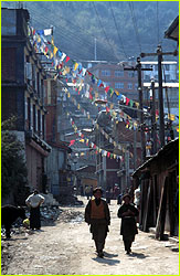 The border town of Zhang-Mu is the major spot to find provisions.