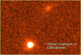 optical counterpart of gamma ray burst