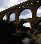 The Pont du Gard bridge