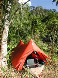 Author's tent