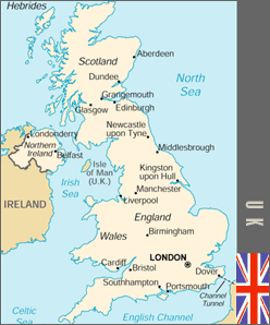 Map of U.K.