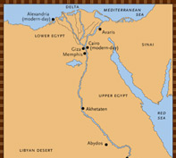 Egypt map